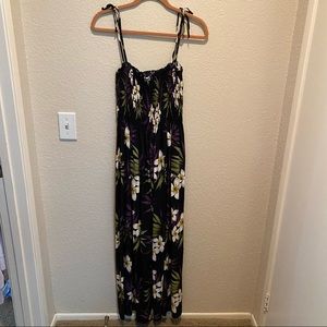 Hawaiian Smocked Maxi Dress